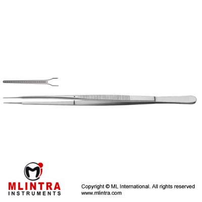 Gerald (DeBakey) Micro Atrauma Forcep Stainless Steel, 20 cm - 8" Tip Size 1.0 mm